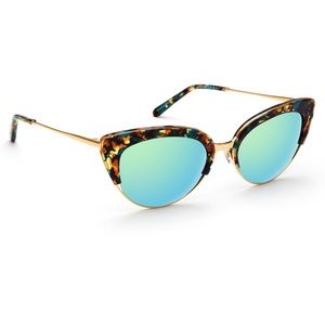 KREWE JASMINE MAMBO 24K CAT EYE SUNNIES